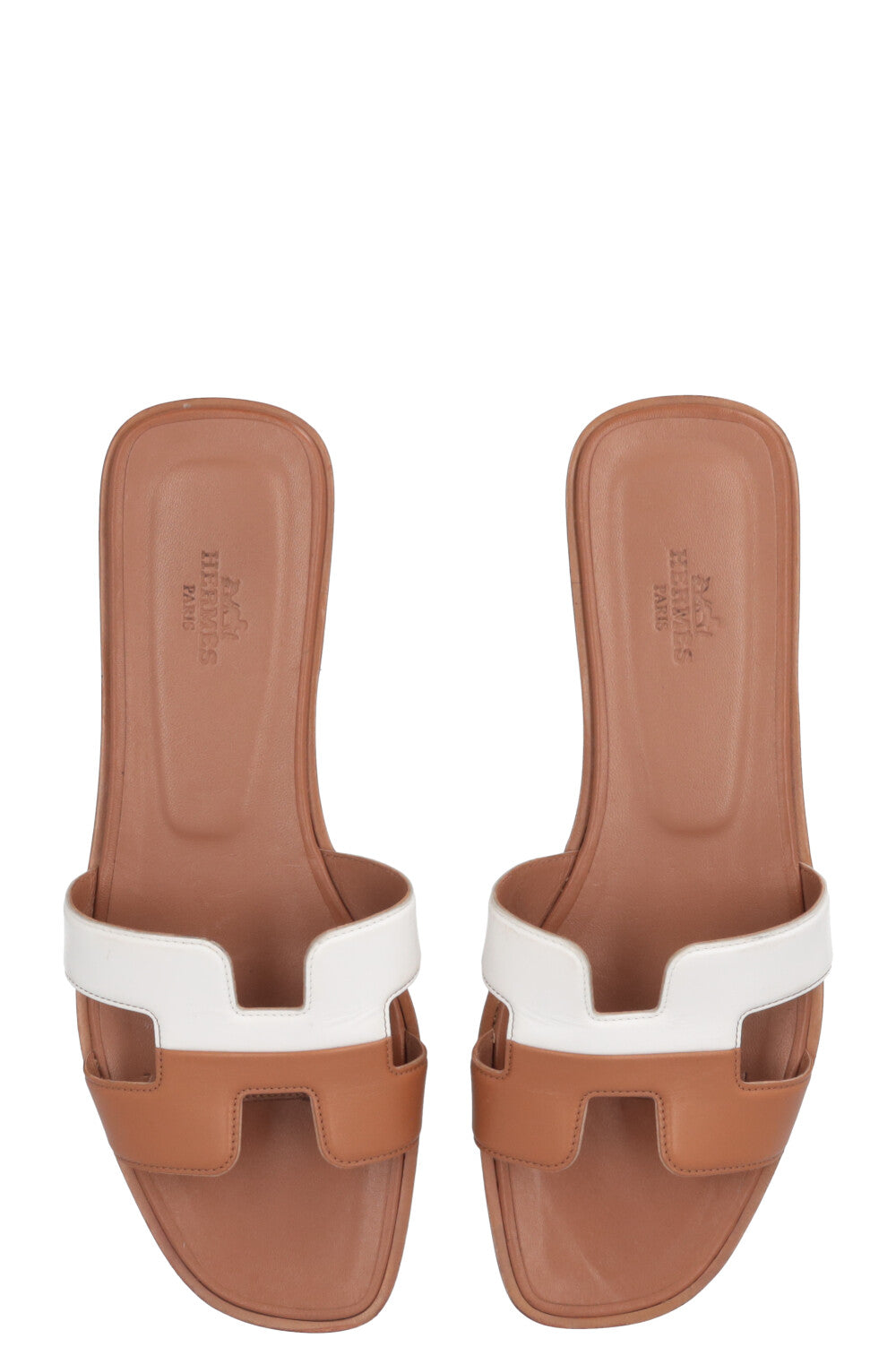 HERMÈS Oran Flats Or Blanc