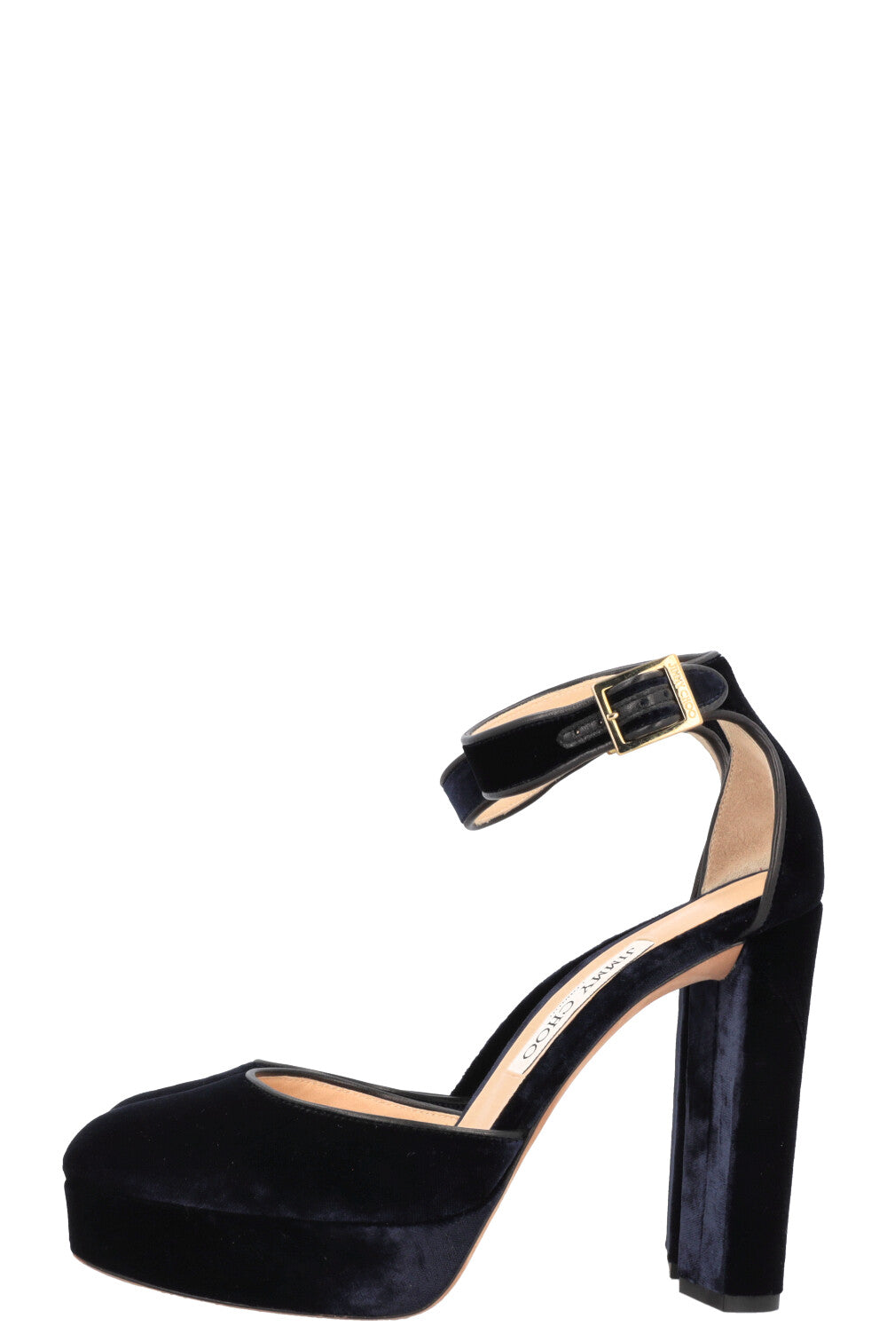 JIMMY CHOO Heels Velvet Navy