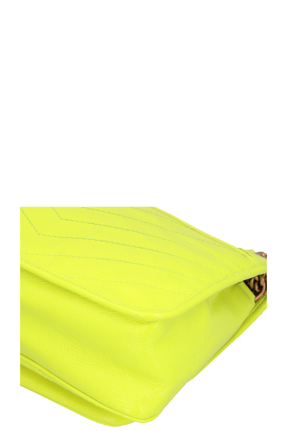 SAINT LAURENT Medium Niki Bag Neon Yellow