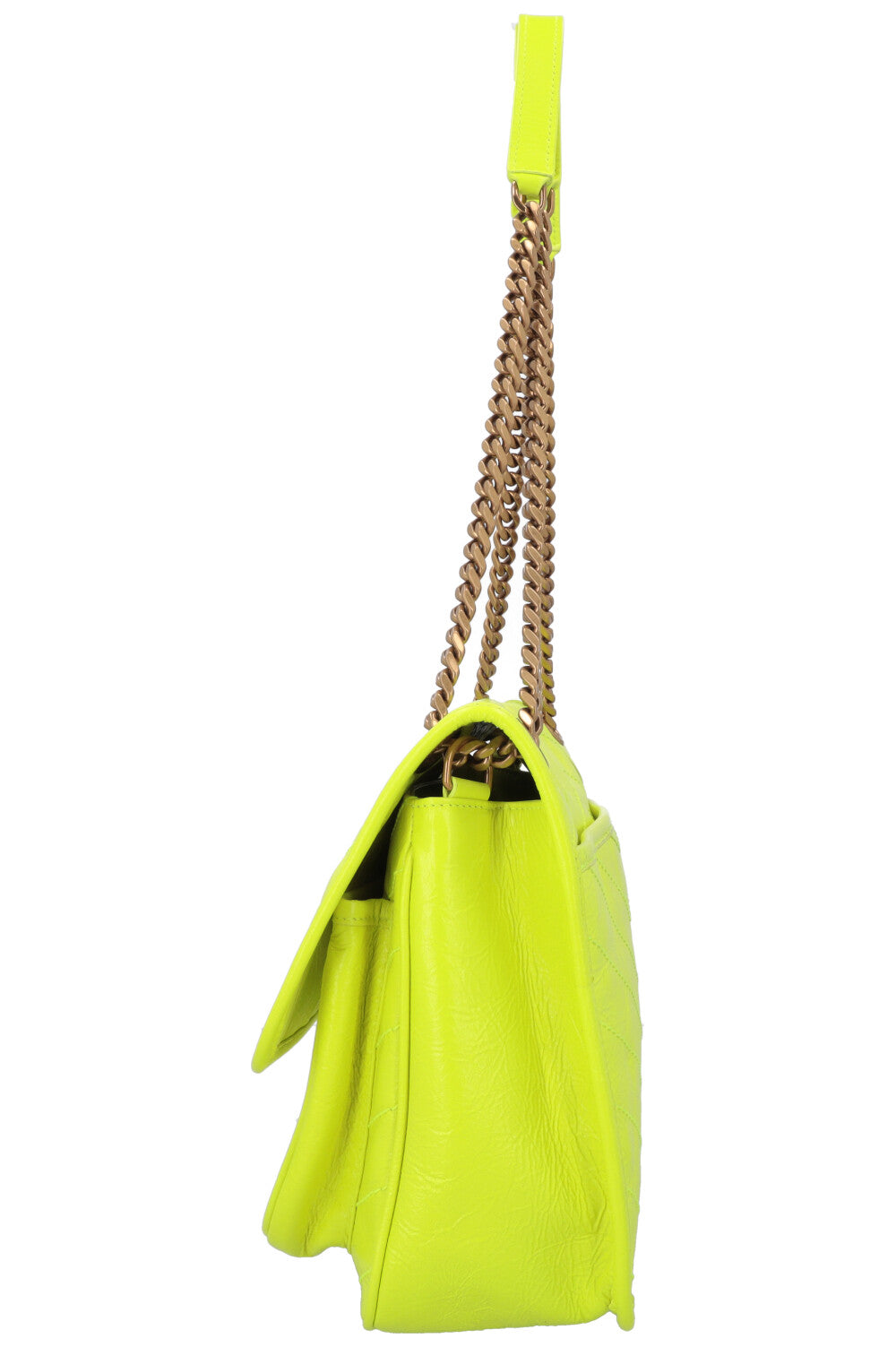 SAINT LAURENT Sac Niki moyen jaune fluo