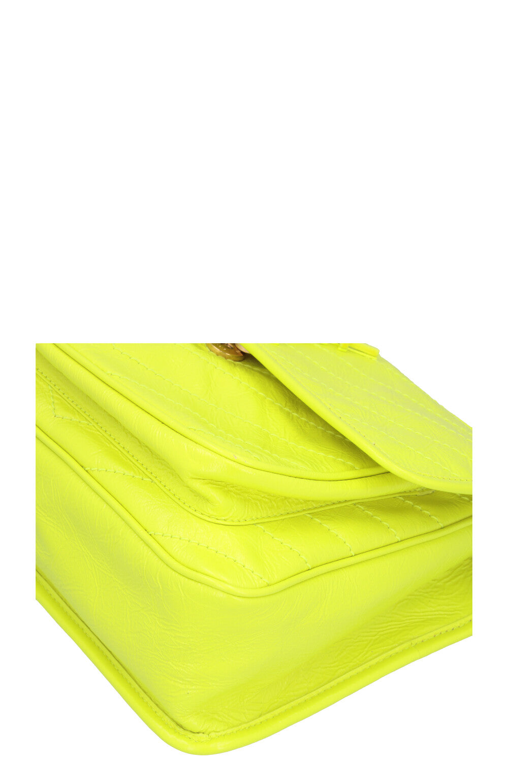 SAINT LAURENT Sac Niki moyen jaune fluo