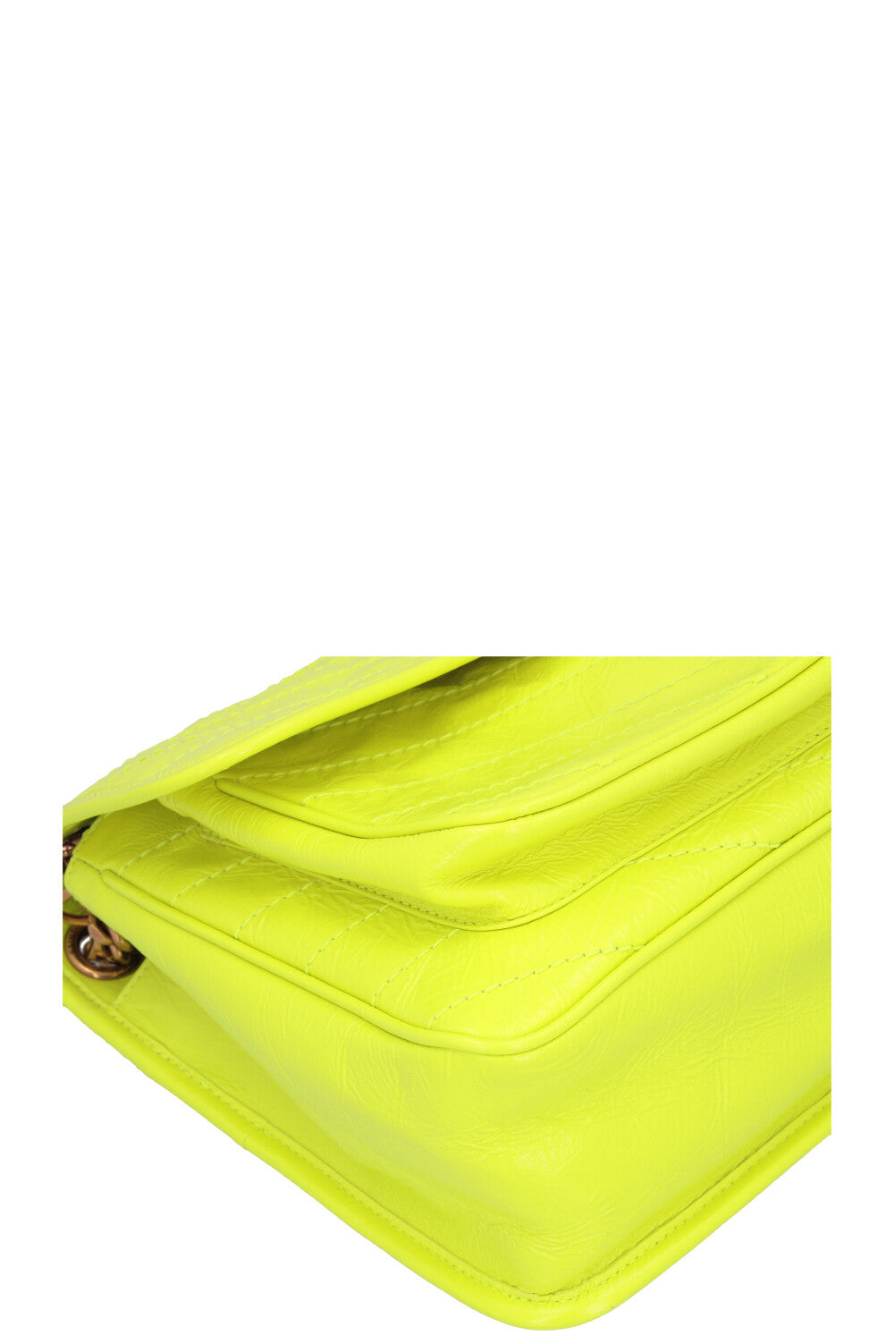 SAINT LAURENT Medium Niki Bag Neon Yellow