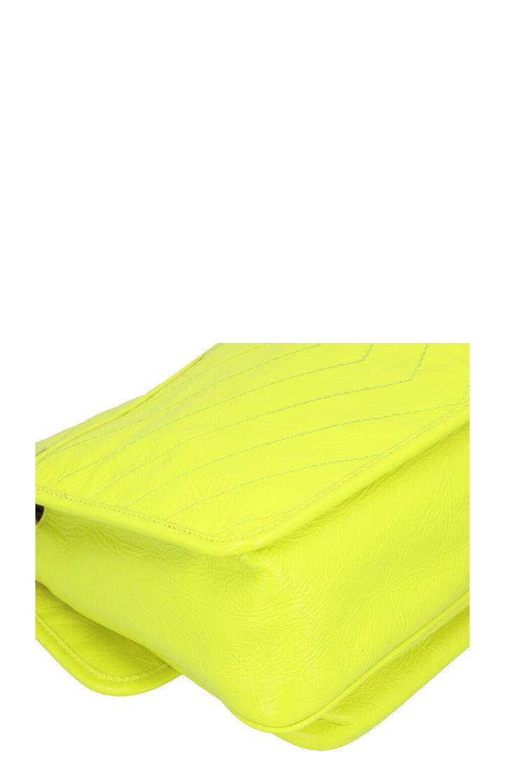 SAINT LAURENT Medium Niki Bag Neon Yellow