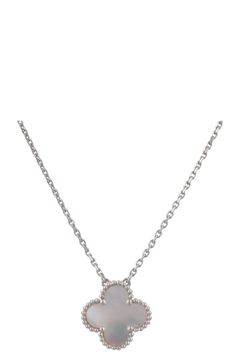 VAN CLEEF & ARPLES Alhambra Necklace Mother of Pearl