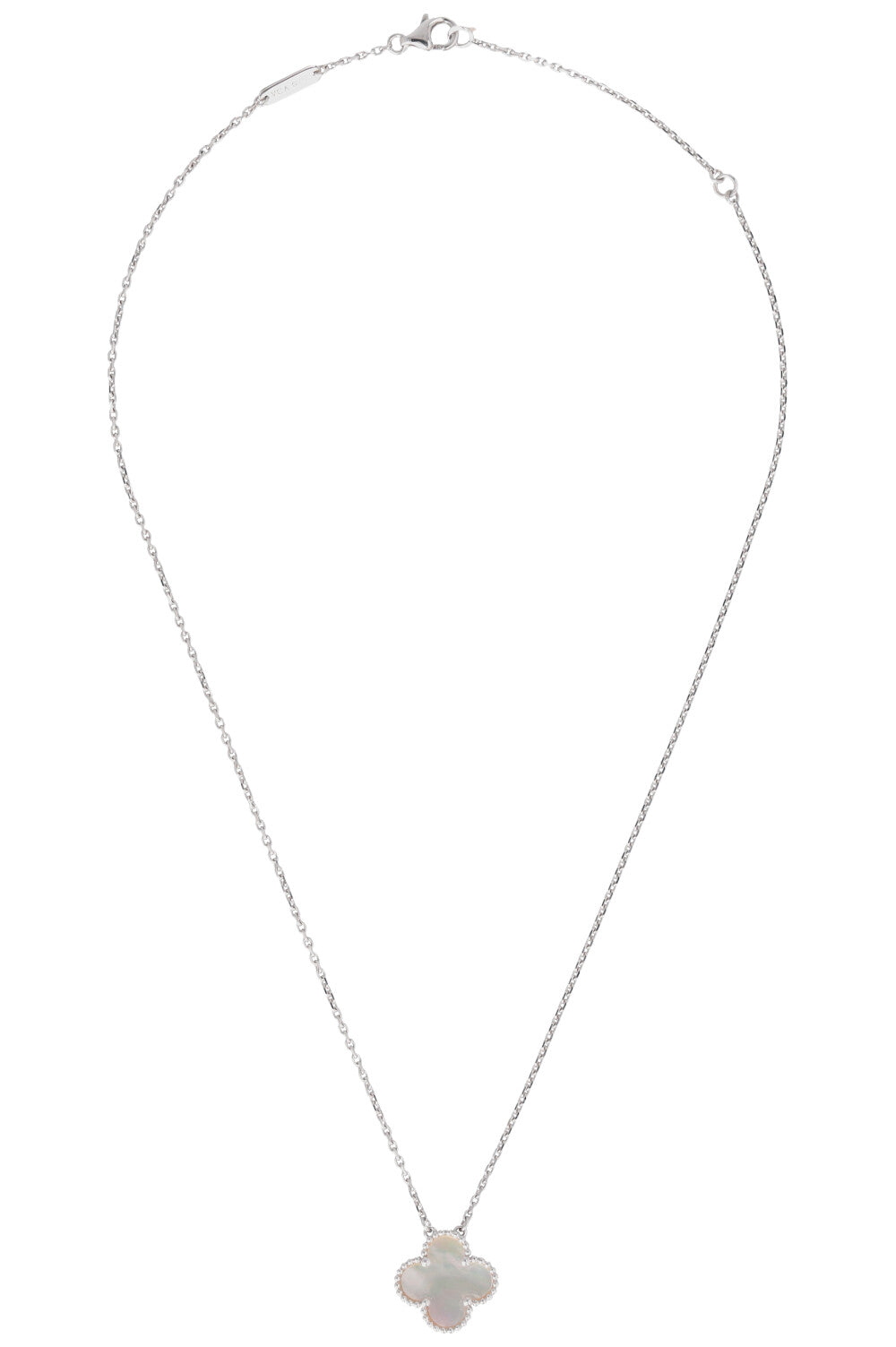 VAN CLEEF & ARPLES Alhambra Necklace Mother of Pearl