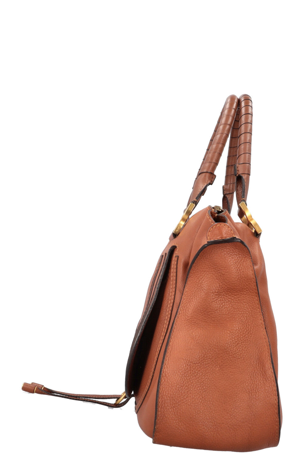 CHLOÉ Marcie Bag Large Leather Brown