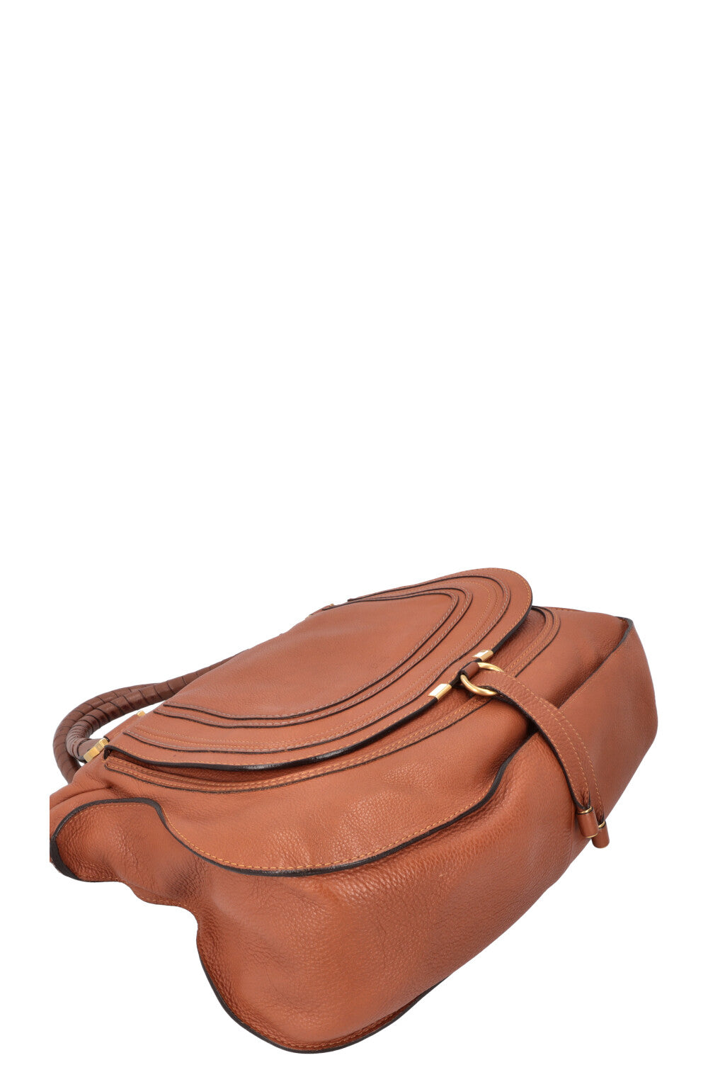 CHLOÉ Marcie Bag Large Leather Brown