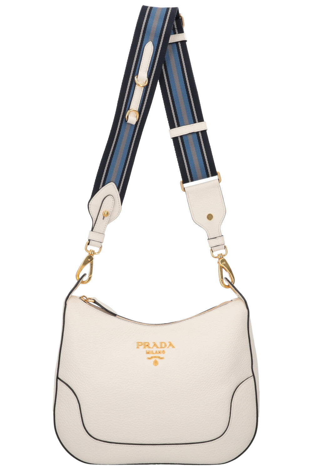 PRADA Crossbody Bag Leather White