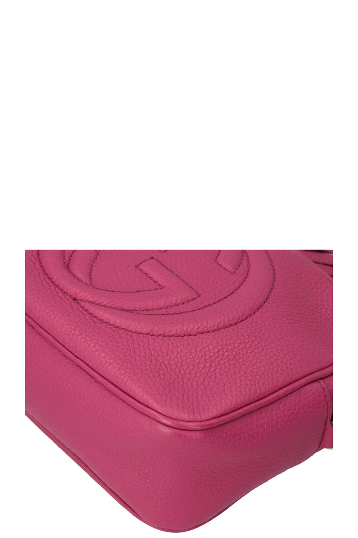 GUCCI Soho Disco Sac bandoulière Cuir Fuchsia