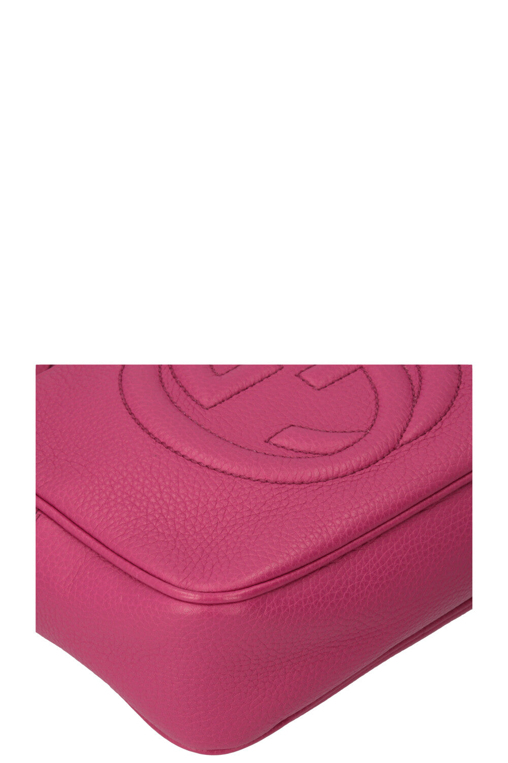 GUCCI Soho Disco Sac bandoulière Cuir Fuchsia