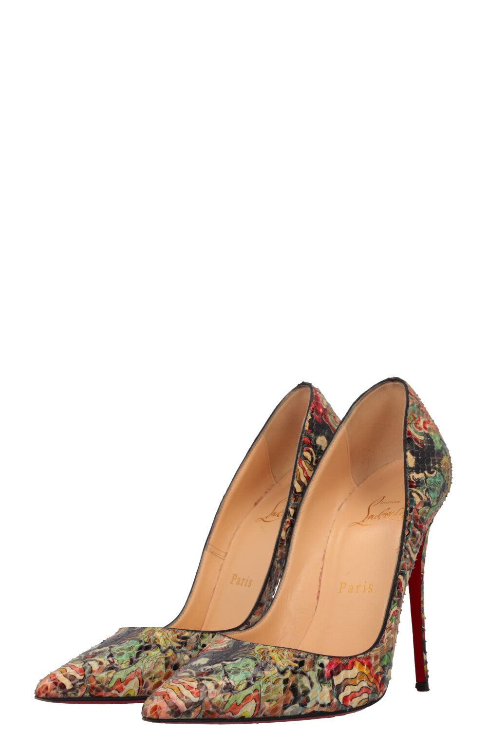 CHRISTIAN LOUBOUTIN So Kate Heels Python REAWAKE