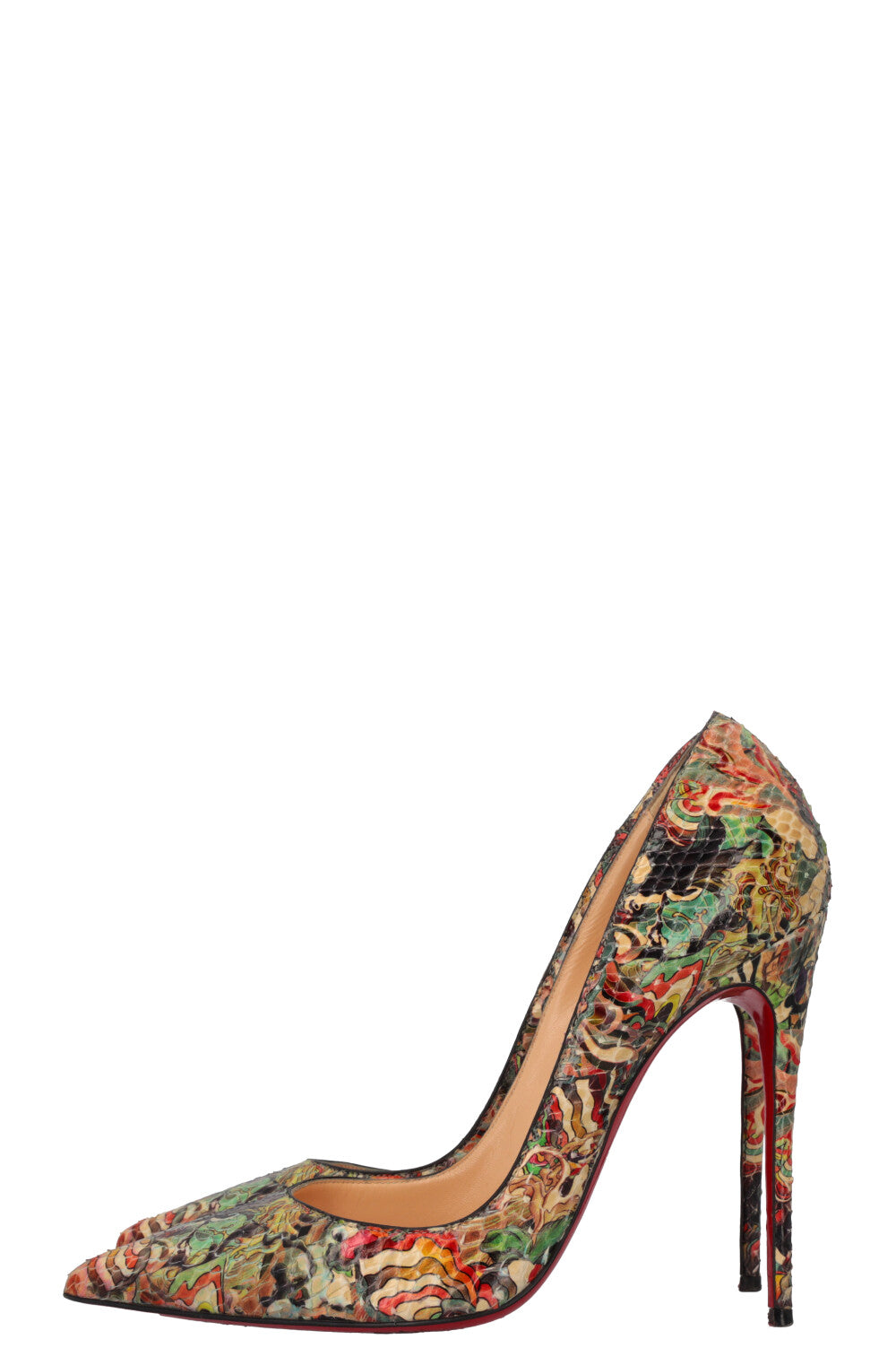 Python louboutin heels hotsell