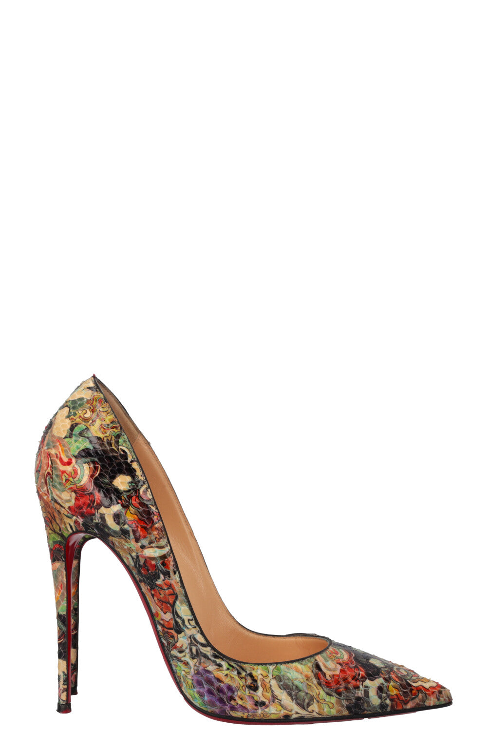 Christian louboutin python heels best sale