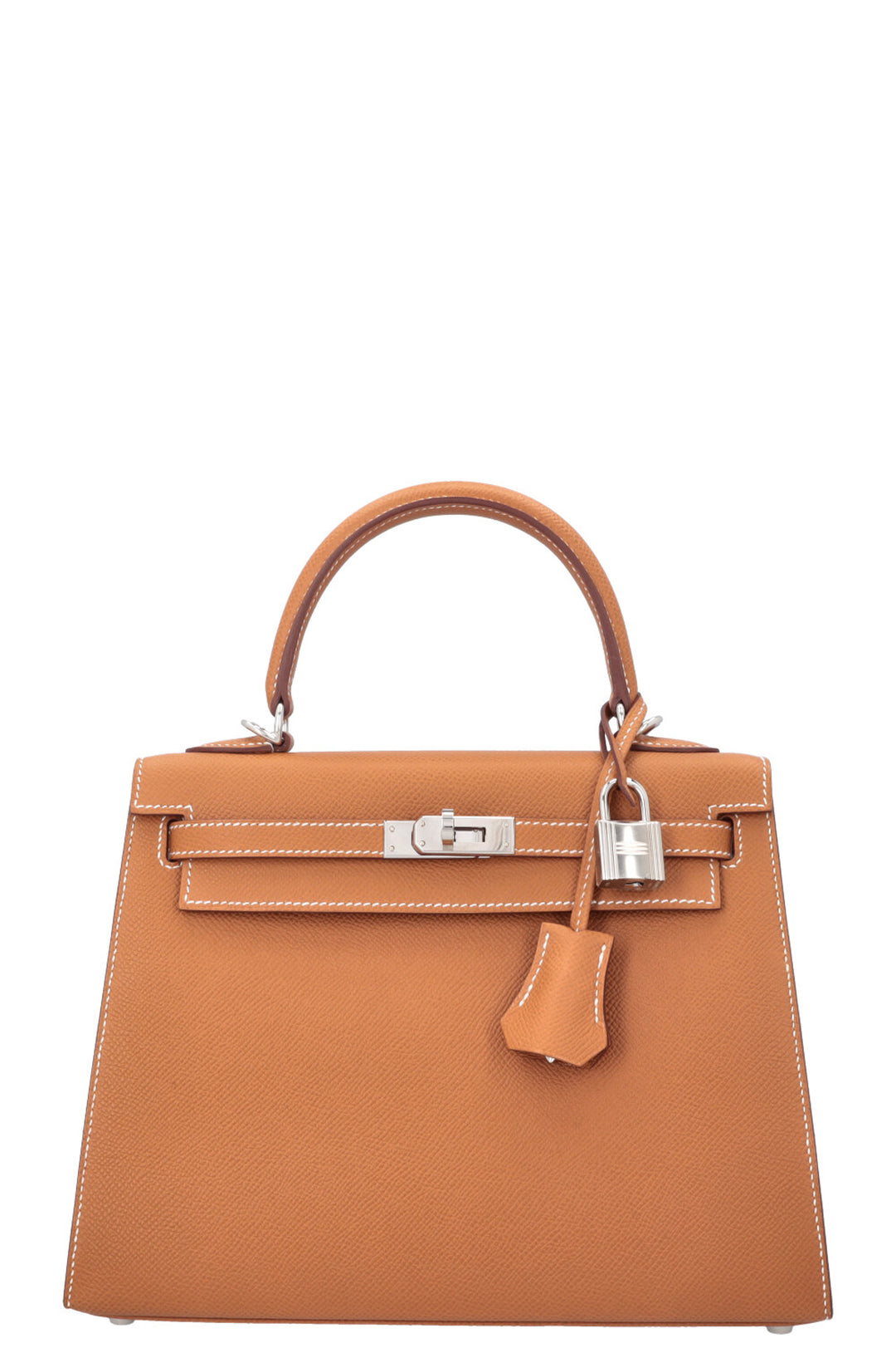 HERMÈS Kelly 25 Sellier Epsom Gold