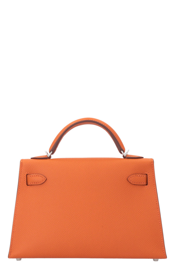 HERMÈS Mini Kelly Sellier Epsom Orange