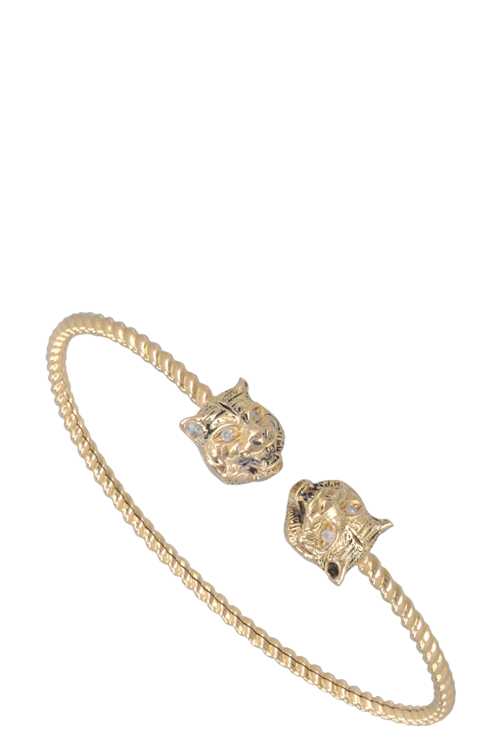 GUCCI Le Marché Des Vermeilles Bracelet Tête de Tigre Or Jaune 18 Carats