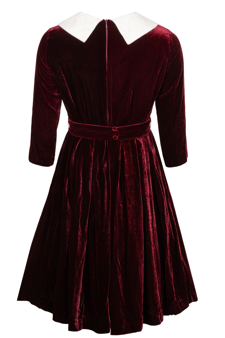 GUCCI VAULT Dress Velvet Bordeaux