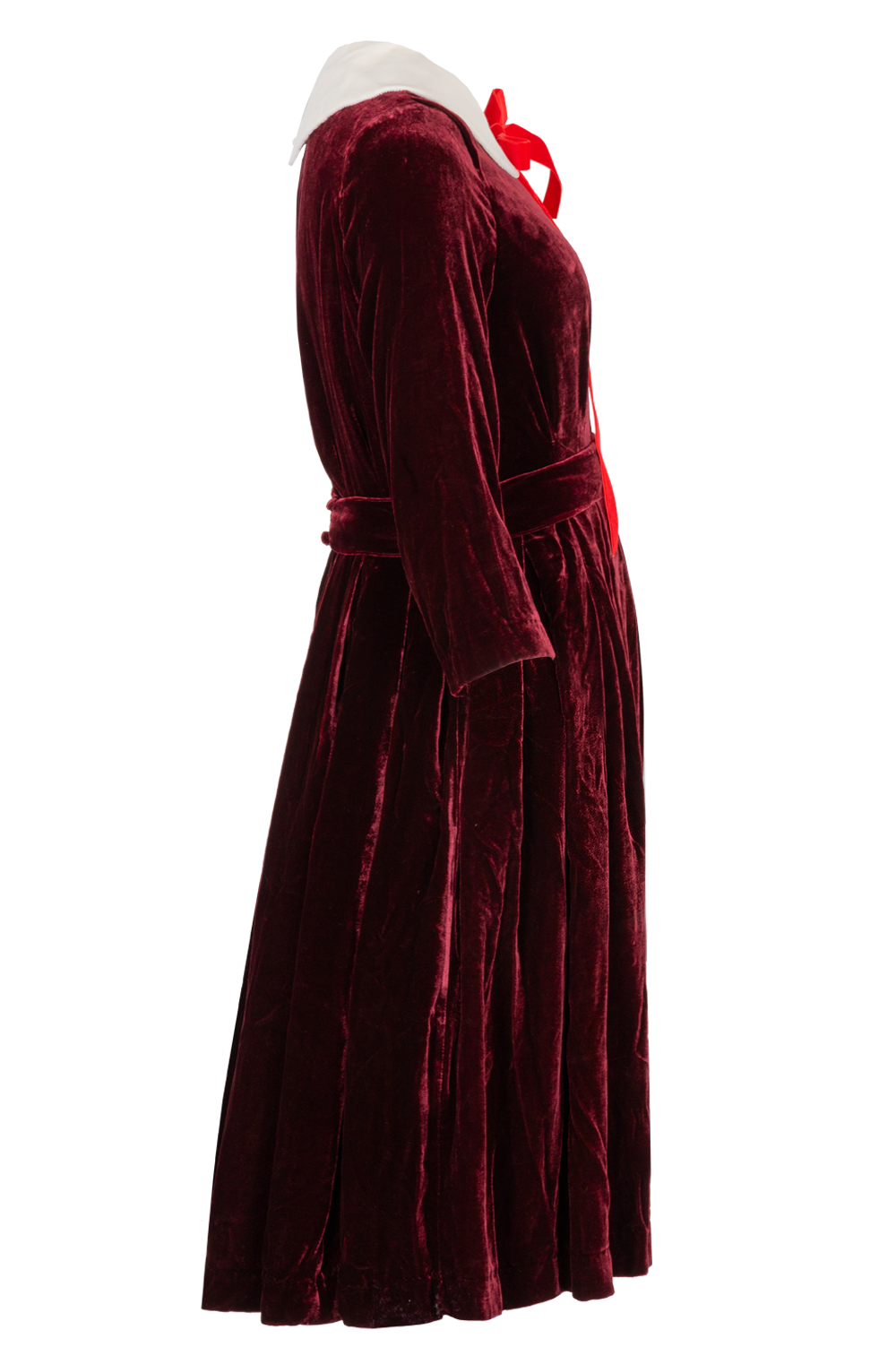 GUCCI VAULT Dress Velvet Bordeaux