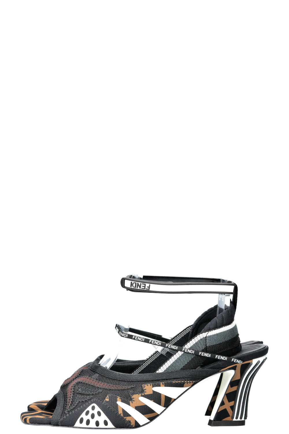 FENDI Freedom Patchwork Heels REAWAKE