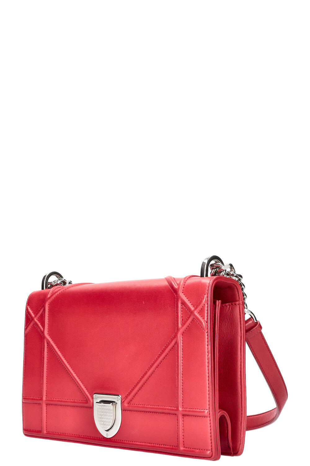 CHRISTIAN DIOR Diorama Medium Crossbody Bag Red REAWAKE