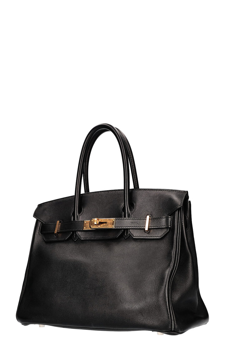 HERMÈS Birkin 30 Swift Noir