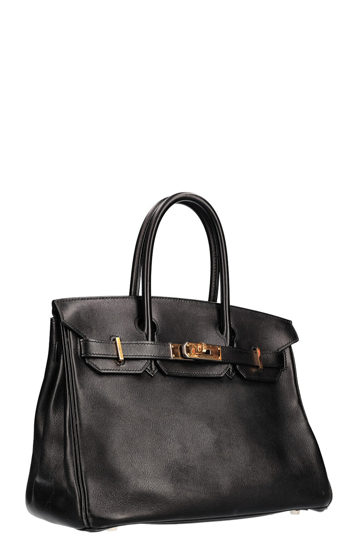 HERMÈS Birkin 30 Swift Noir