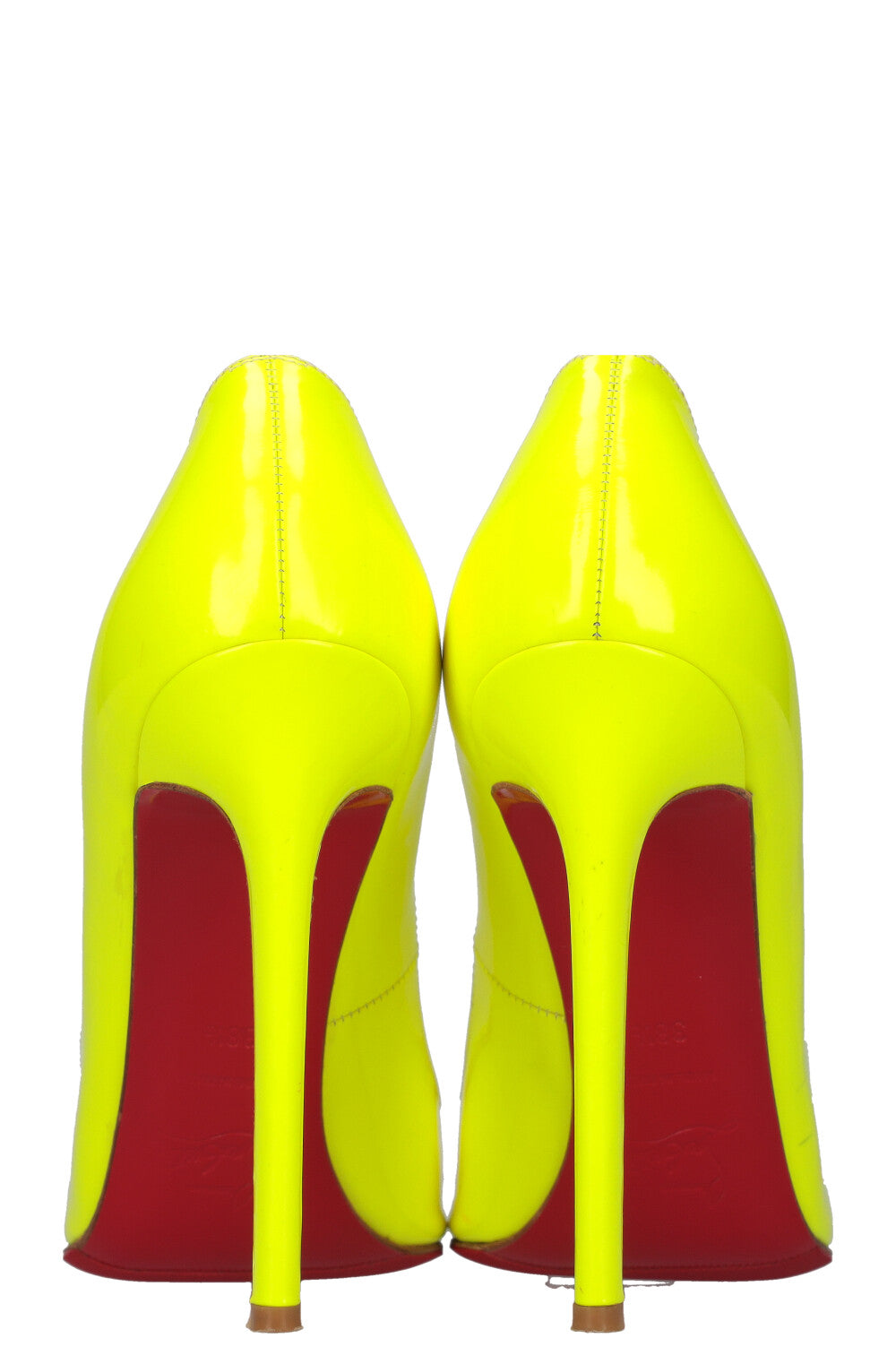 Louboutin neon yellow hotsell