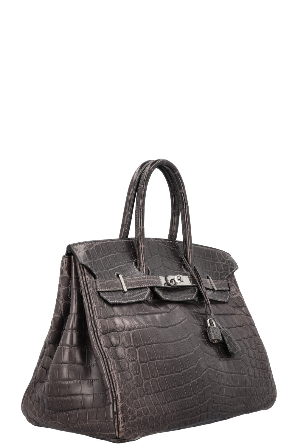 HERMES Birkin 35 Crocodile Niloticus Grey REAWAKE