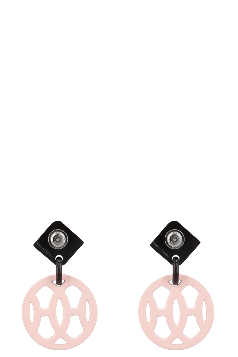 HERMÈS Hava Earrings Pink Horn