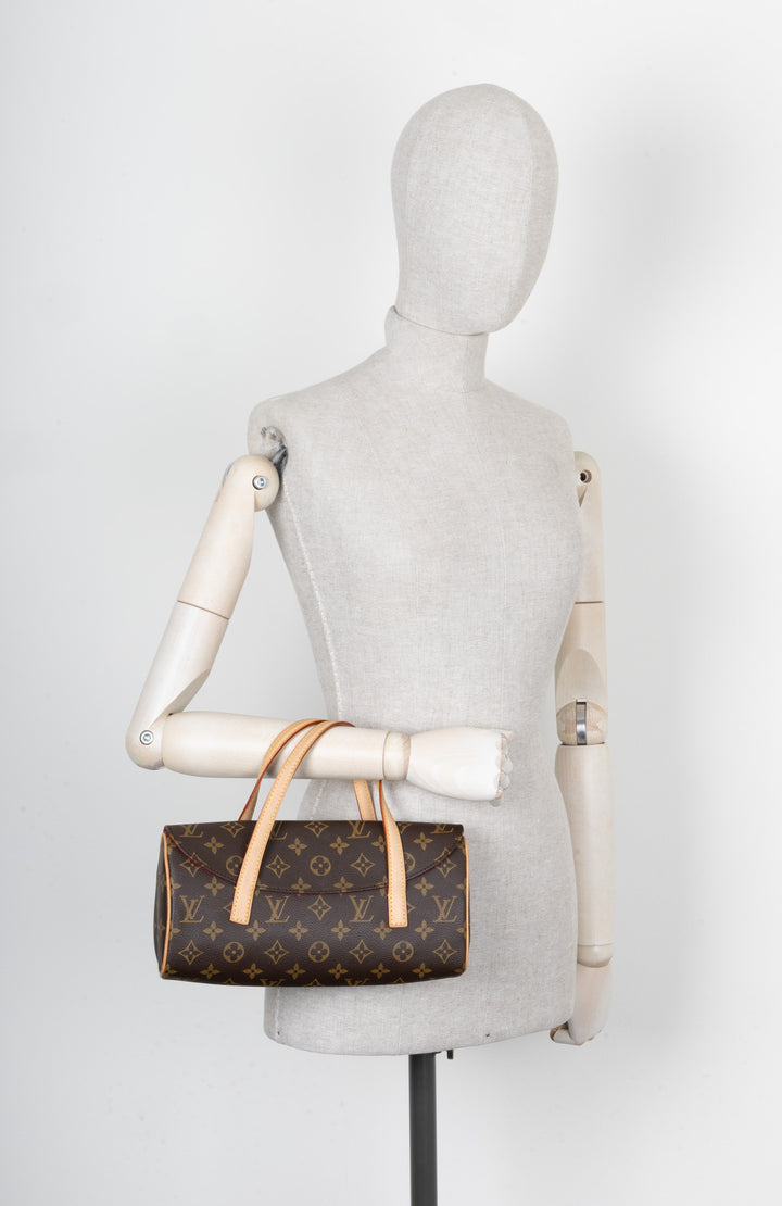 LOUIS VUITTON Sonatine Bag MNG Canvas