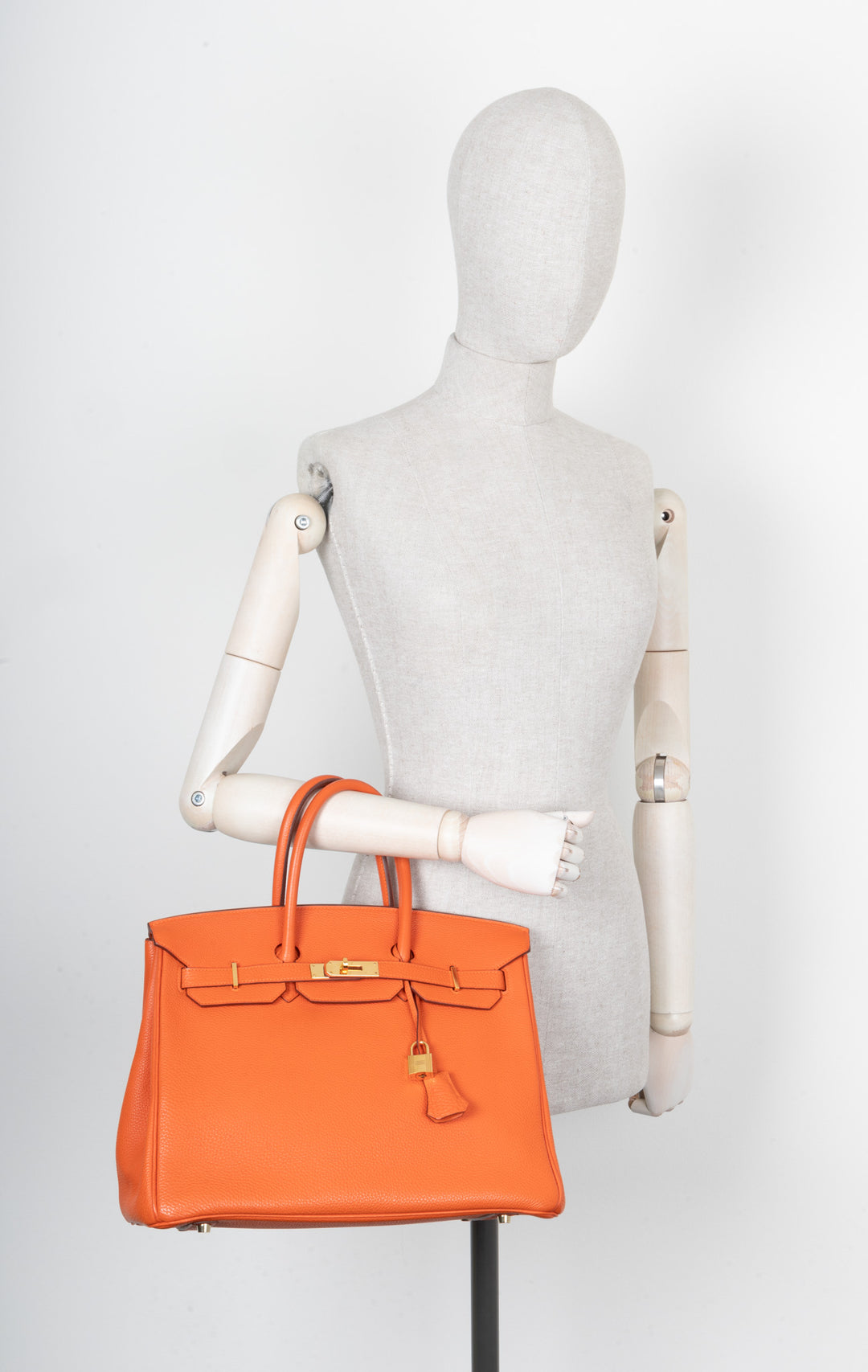 HERMÈS Birkin 35 Orange Togo