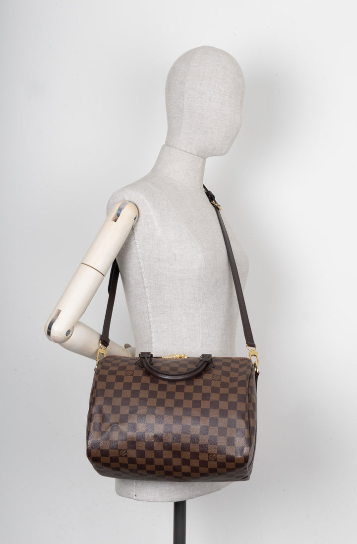 LOUIS VUITTON Speedy 30 Bandoulière Damier Ebene