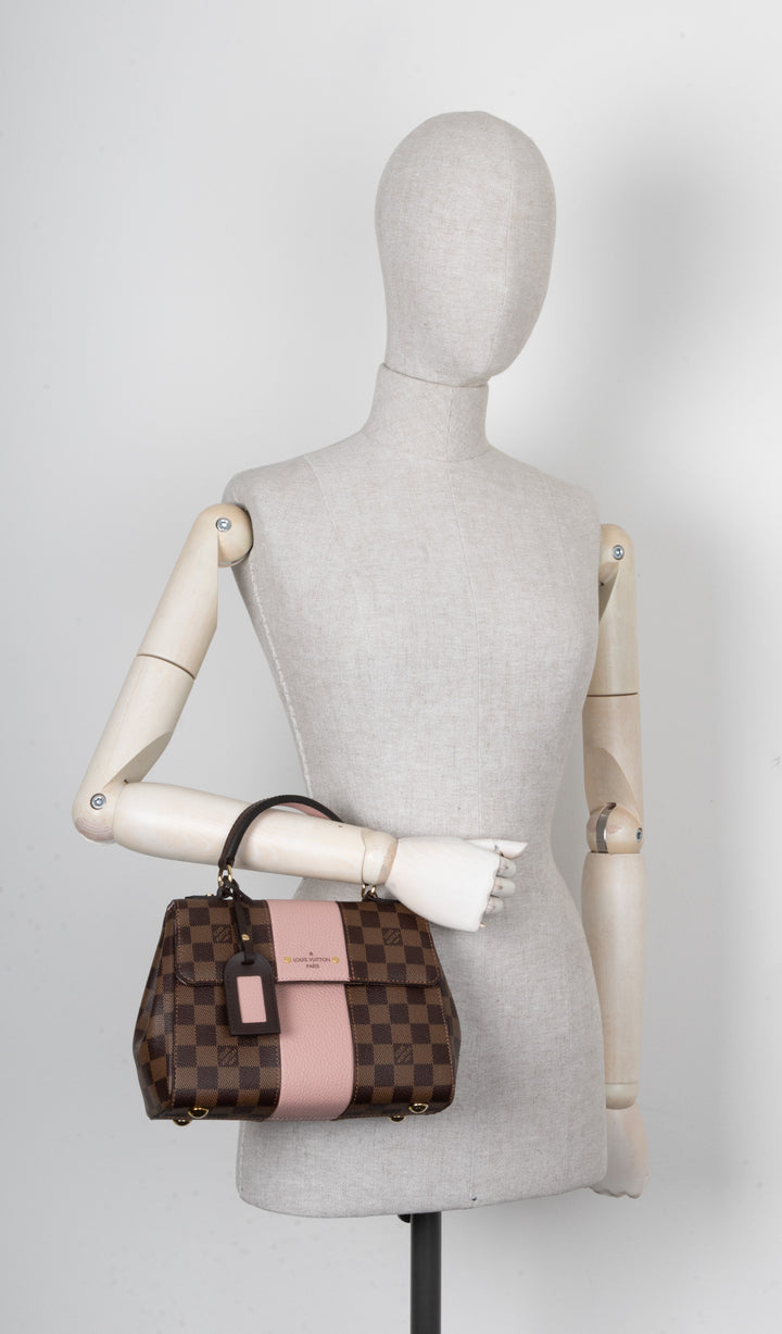 LOUIS VUITTON Bond Street BB Bag Damier Ebene PInk