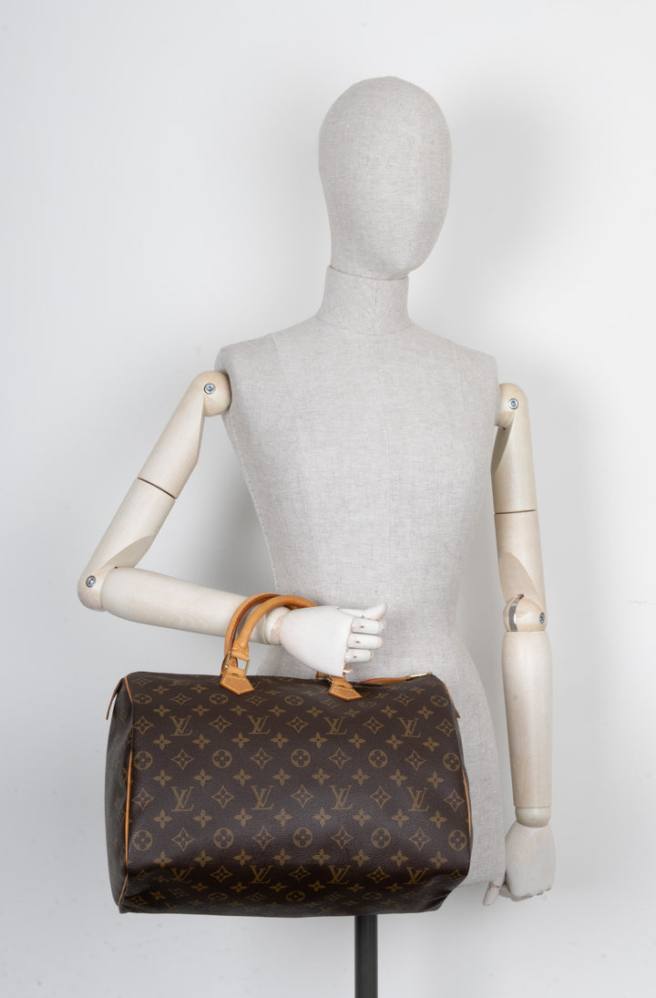 LOUIS VUITTON Speedy 35 MNG Toile