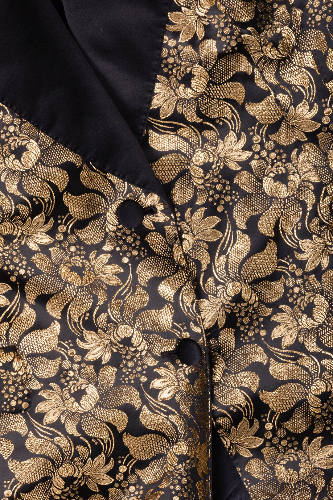 DOLCE&GABBANA Brocade Coat Black Gold