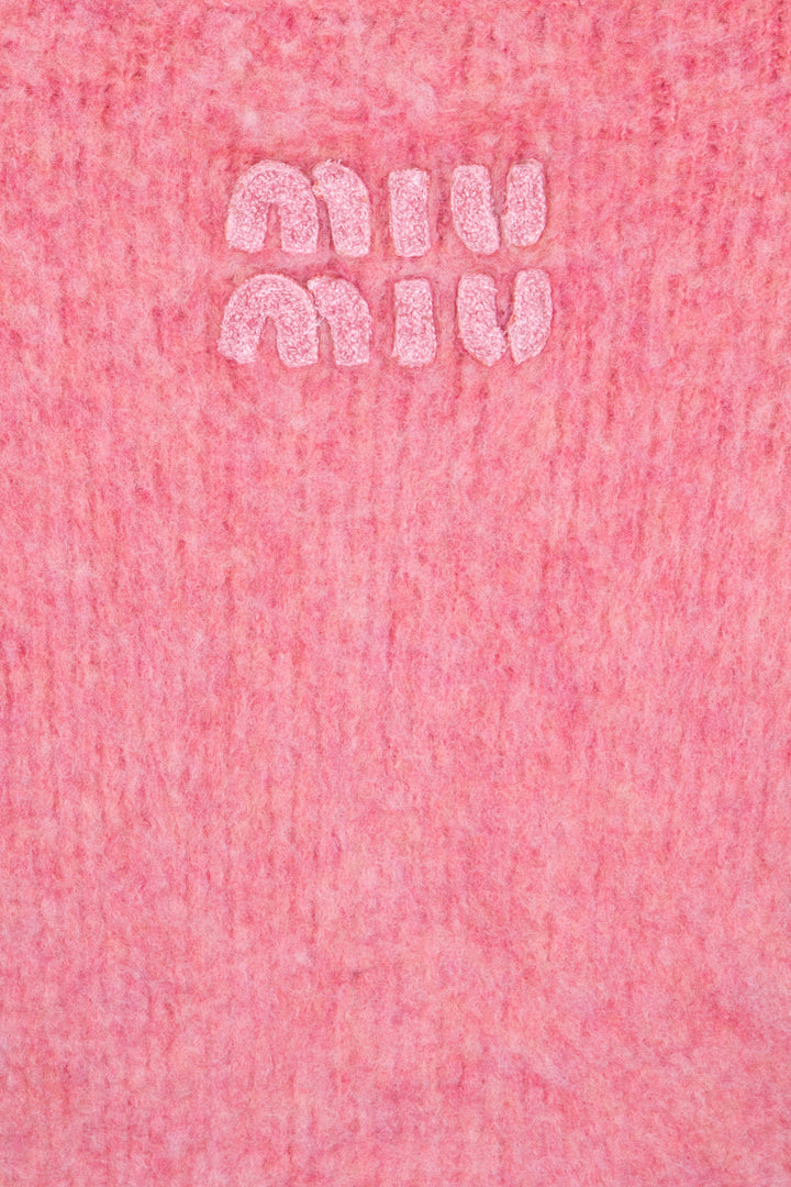 MIU MIU Cropped Knit Pink 2022