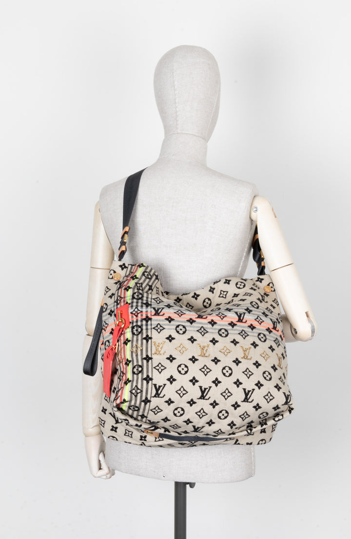 LOUIS VUITTON Cheche Bohemian Bag Canvas