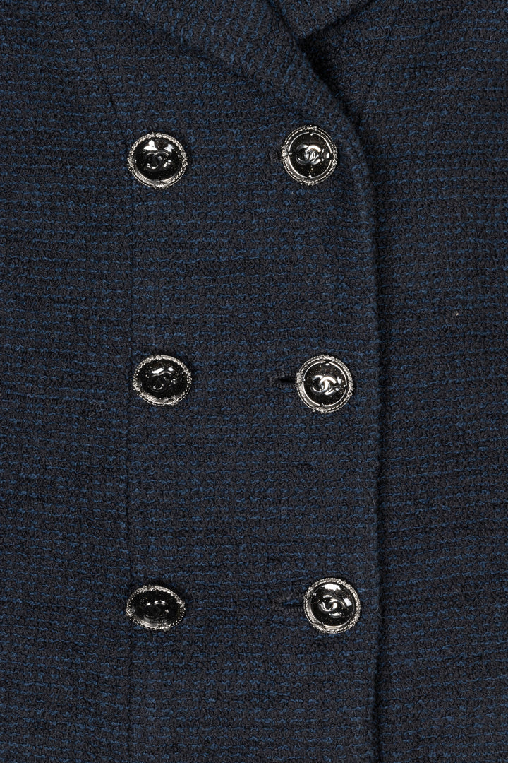 CHANEL Tweed Jacket Navy