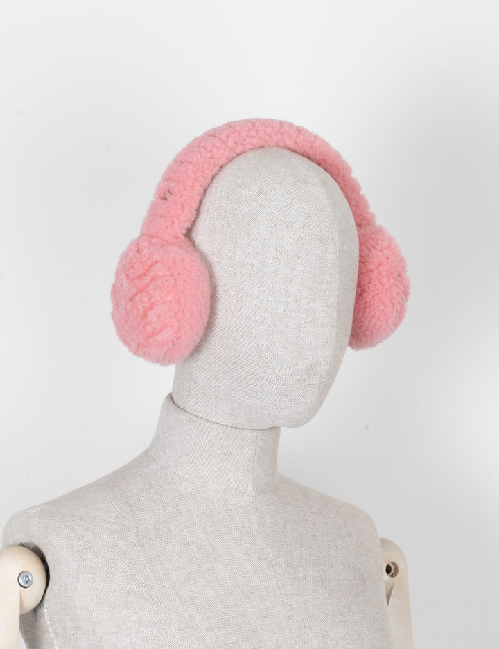 GUCCI Lorella Embellished Ear Muffs Pink