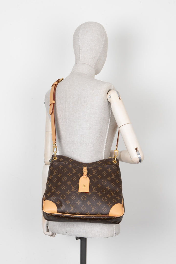 LOUIS VUITTON Odéon MM Bag MNG Canvas