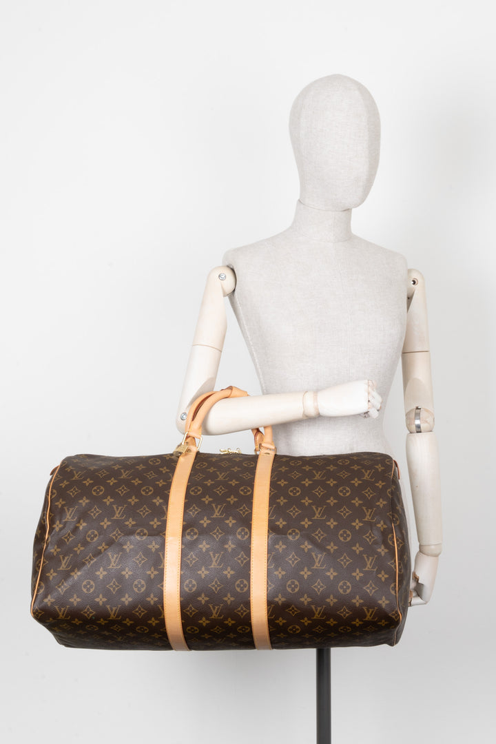 LOUIS VUITTON Keepall 55 MNG Canvas