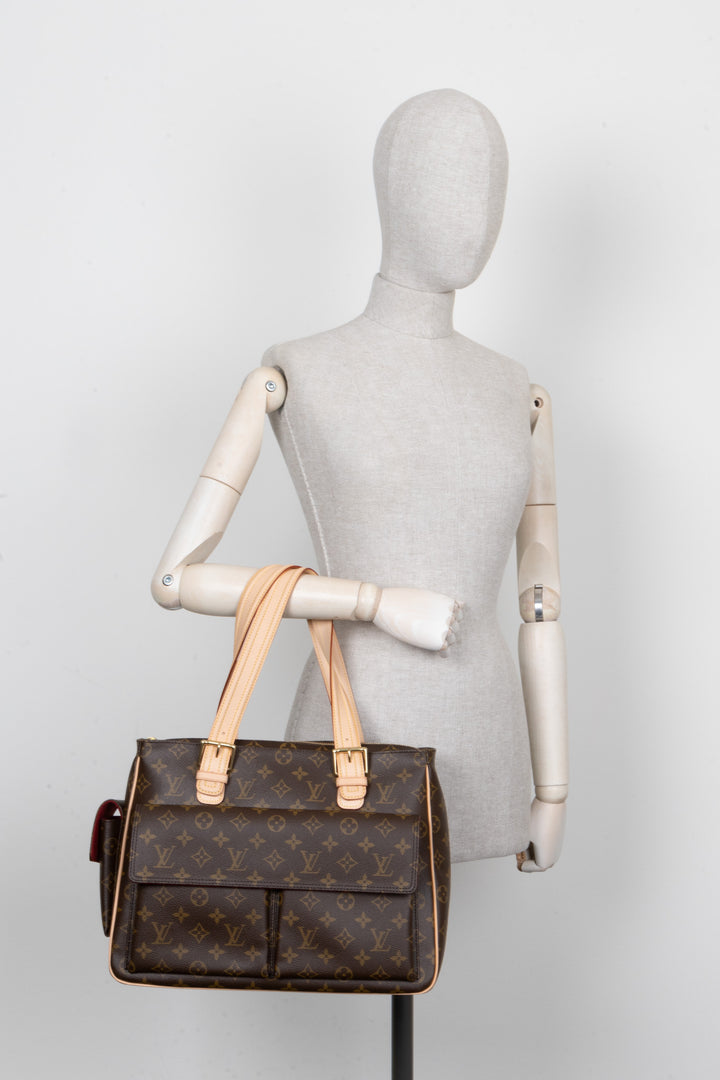 LOUIS VUITTON Multipli Cite Shoulder Bag MNG Canvas