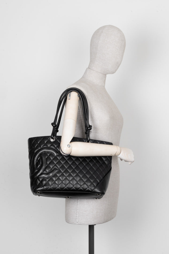 CHANEL Cambon Tote Bag Black