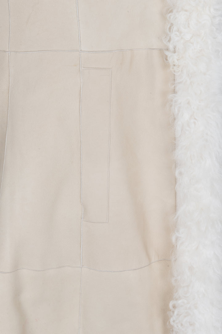 JIL SANDER Coat Shearling White