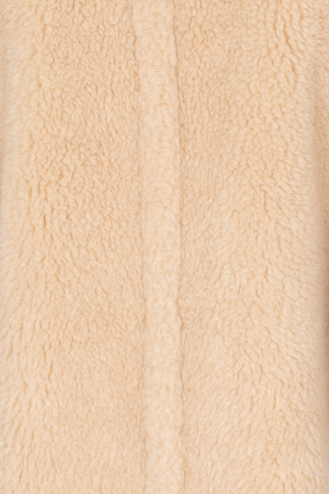 MAX MARA Short Sleeve Teddy Coat Beige