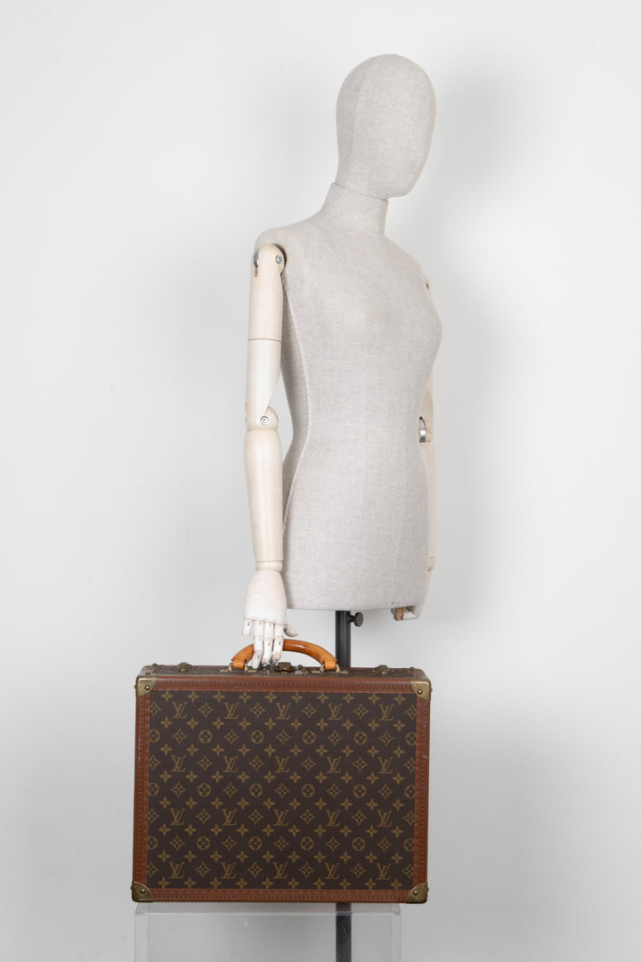 LOUIS VUITTON Alzer 45 Trunk MNG Canvas