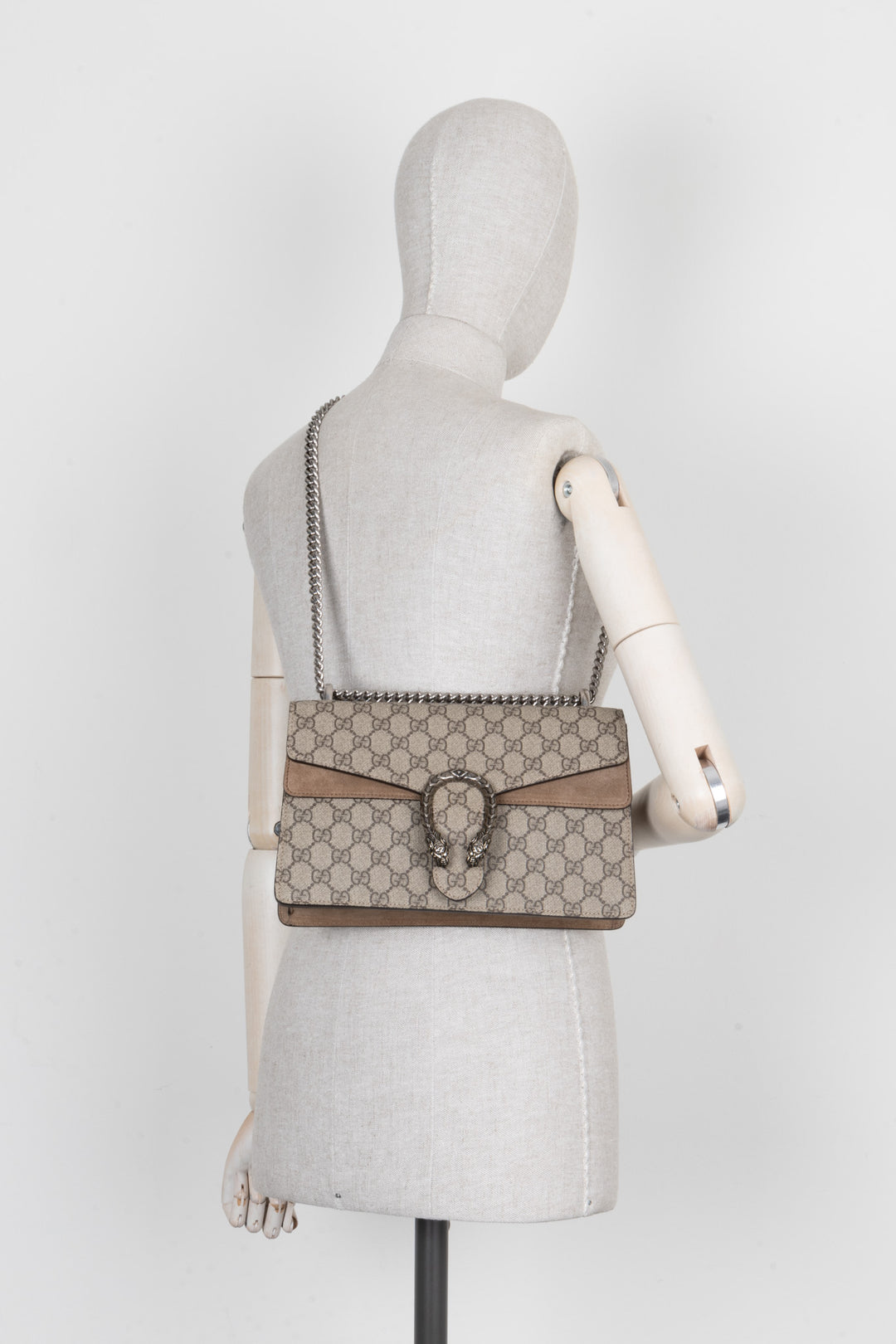 GUCCI Dionysus Bag Small GG Supreme Beige