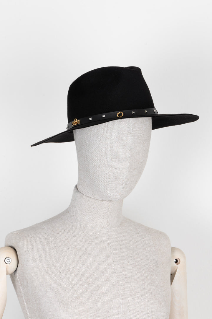 HERMÈS CDC Hat Black Beaver Felt