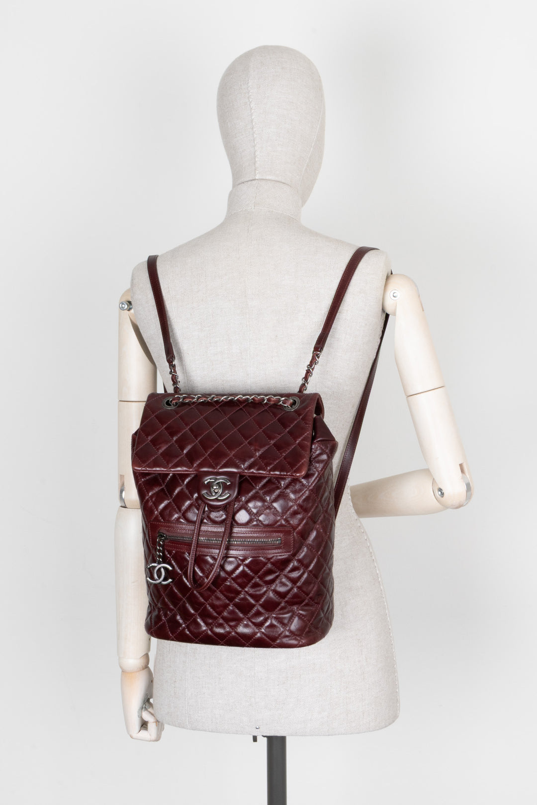 CHANEL Paris Salzburg Backpack Bordeaux