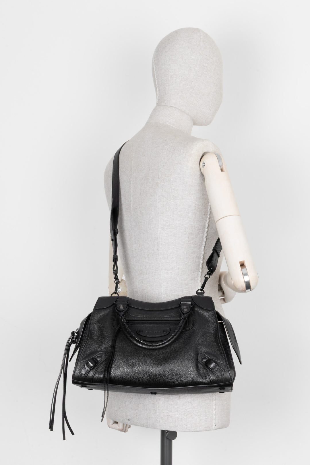 BALENCIAGA Classic Neo Bag Small Leather Black